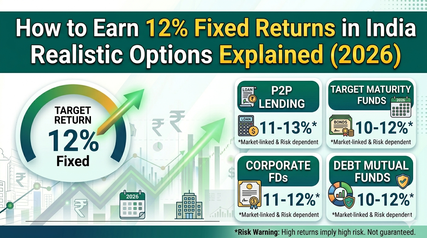 How to Earn 12% Fixed Returns in India: Realistic Options Explained (2026)