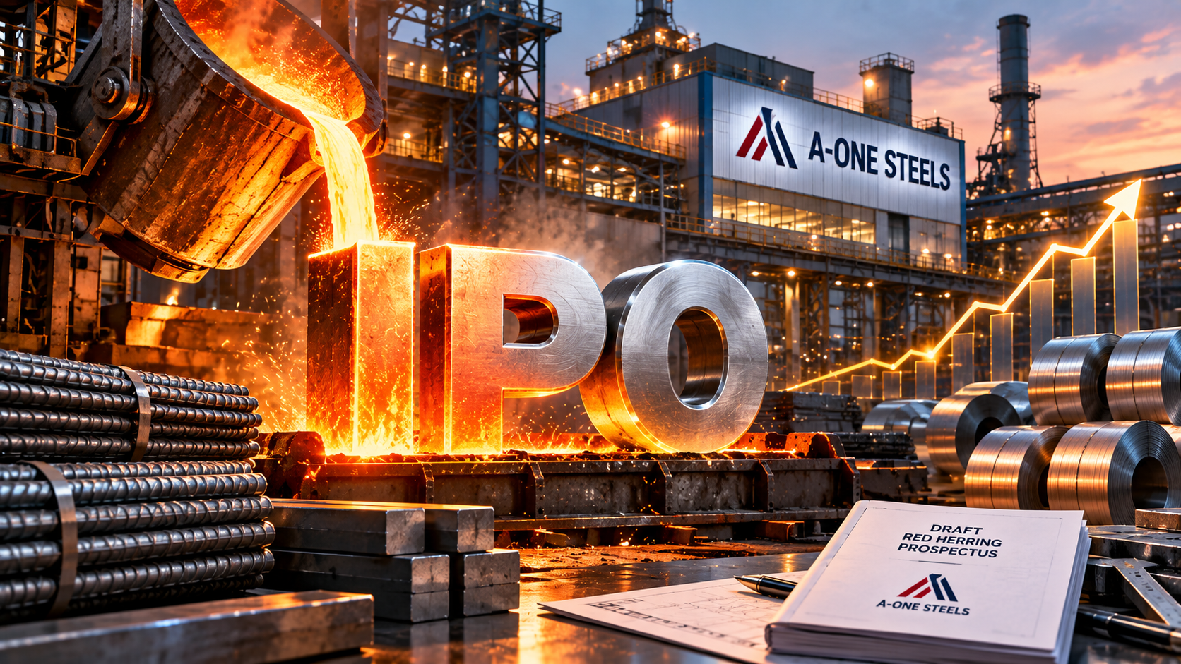 A-One Steels IPO Date, Price, GMP, Review & Details