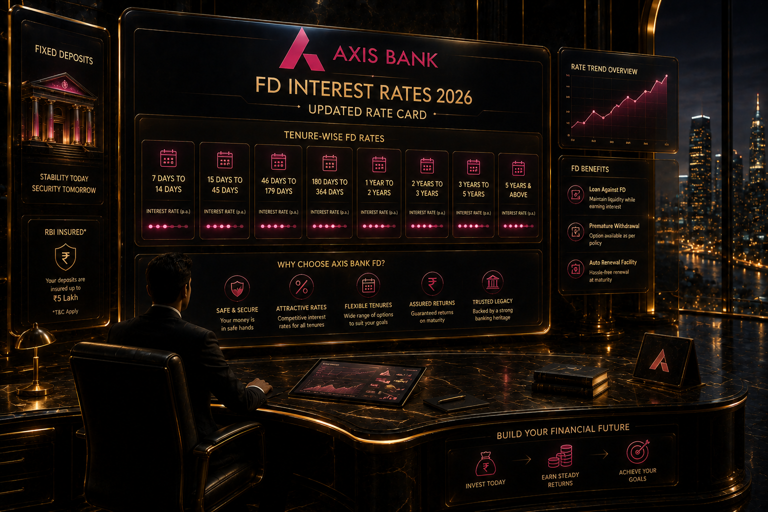Axis Bank FD Interest Rates 2026: Updated Rate Card