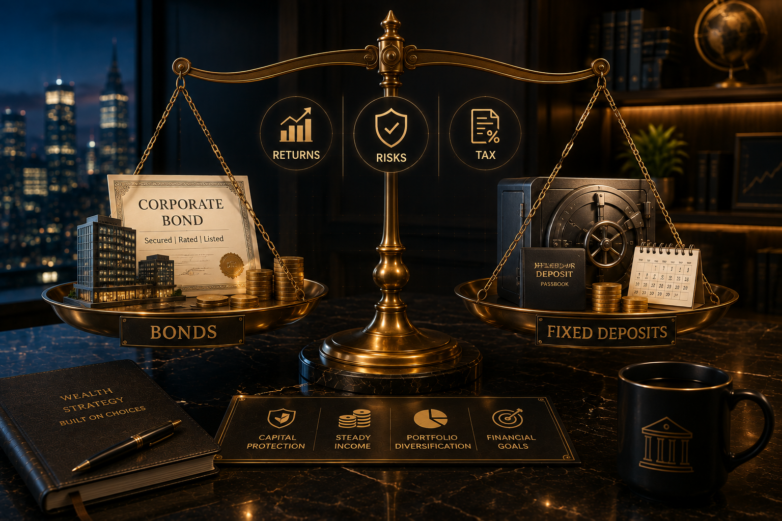 Bonds vs Fixed Deposits: Returns, Risks and Tax Comparison