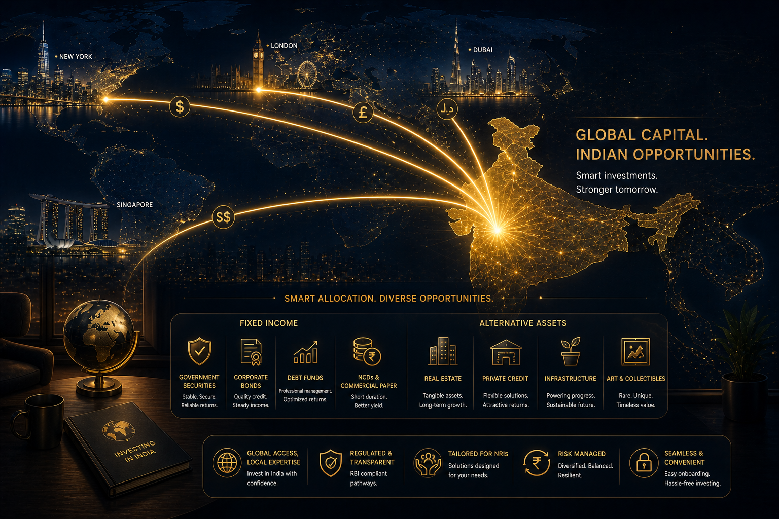 NRI Investment Guide: Best Fixed Income and Alternative Assets in India 2026