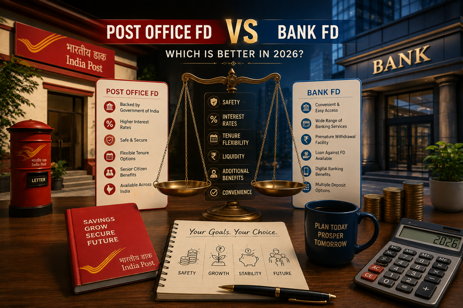 Post Office FD vs Bank FD: Which Is Better in 2026?
