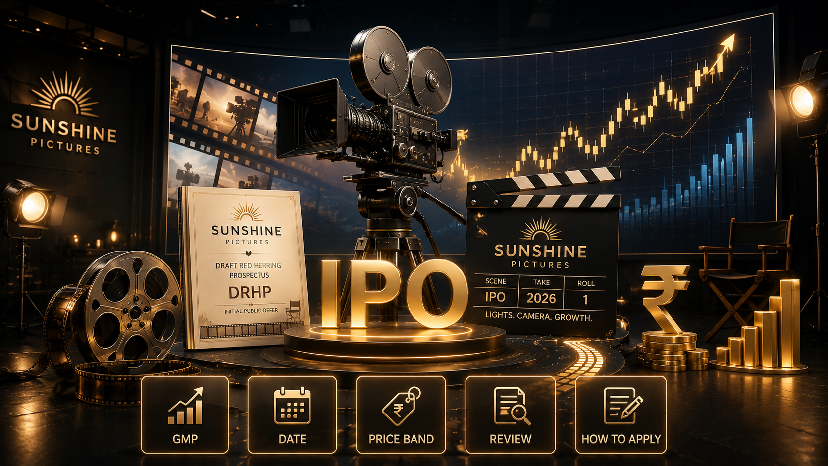 Sunshine Pictures IPO GMP: Date, Price Band, Review, Why to Consider & How to Apply