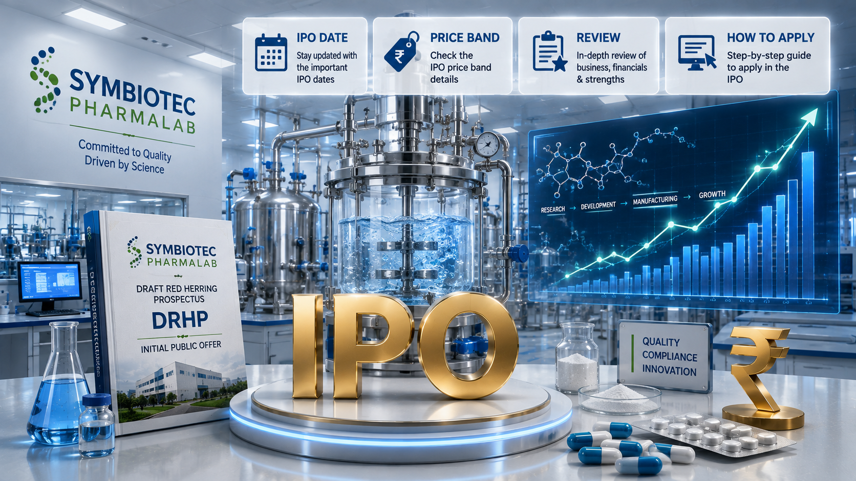 Symbiotec Pharmalab IPO Details: Date, Price Band, Review & How to Apply