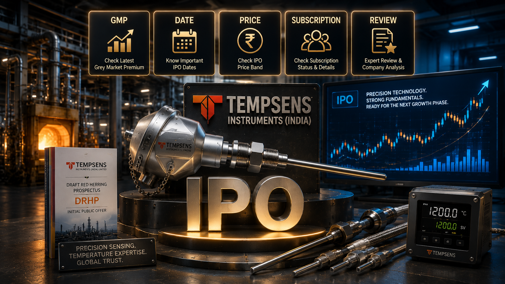 Tempsens Instruments (India) IPO GMP: Date, Price, Review, Subscription & How to Apply